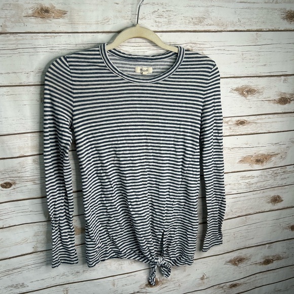 Madewell Black and White Women's Top - Picture 1 of 4